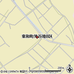 岩手県花巻市東和町外谷地（８区）周辺の地図