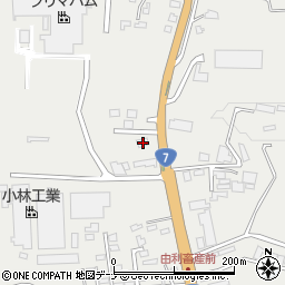 秋田県由利本荘市石脇赤兀2-1周辺の地図