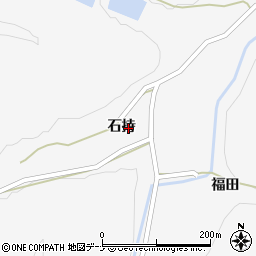 秋田県大仙市内小友石持周辺の地図