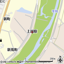 秋田県由利本荘市畑谷上川原周辺の地図