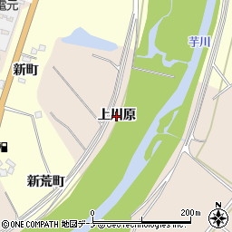 秋田県由利本荘市畑谷（上川原）周辺の地図