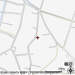 秋田県大仙市内小友宮南周辺の地図