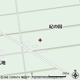 秋田県仙北郡美郷町六郷紀の国周辺の地図
