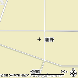 岩手県花巻市鍋倉細野周辺の地図