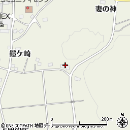 秋田県仙北郡美郷町六郷東根鎧ケ崎12周辺の地図