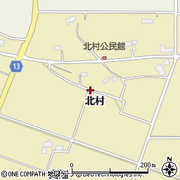 岩手県花巻市鍋倉北村周辺の地図