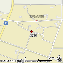 岩手県花巻市鍋倉（北村）周辺の地図