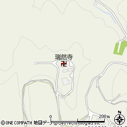 瑞然寺周辺の地図