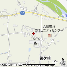 秋田県仙北郡美郷町六郷東根上中村周辺の地図