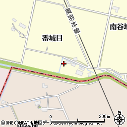秋田県大仙市下深井番城目周辺の地図