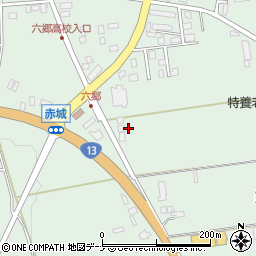 秋田県仙北郡美郷町六郷熊野周辺の地図