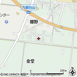 秋田県仙北郡美郷町六郷金堂212-8周辺の地図