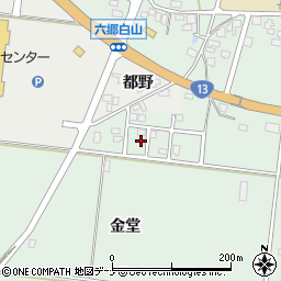 秋田県仙北郡美郷町六郷金堂209-8周辺の地図