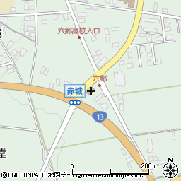 大仙警察署美郷交番周辺の地図