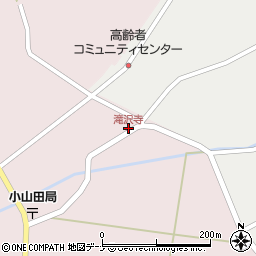 滝沢寺周辺の地図