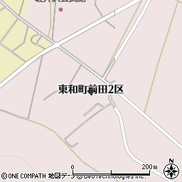 岩手県花巻市東和町前田２区周辺の地図