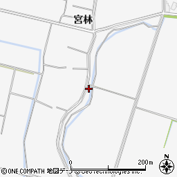 秋田県大仙市内小友宮林15周辺の地図