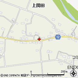 秋田県仙北郡美郷町六郷東根上関田86周辺の地図