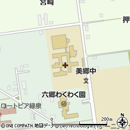 美郷町立美郷中学校周辺の地図