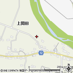 秋田県仙北郡美郷町六郷東根上関田186周辺の地図