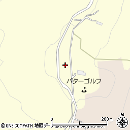 秋田県由利本荘市浜三川上ヶ石周辺の地図