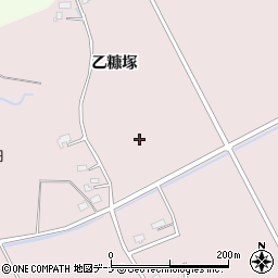 秋田県大仙市藤木乙糠塚周辺の地図