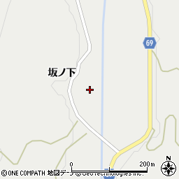 赤田川周辺の地図