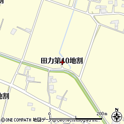 岩手県花巻市田力第１０地割周辺の地図