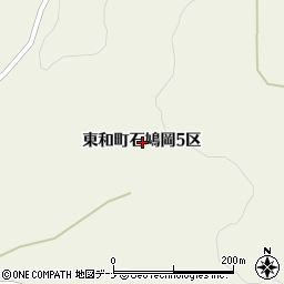 岩手県花巻市東和町石鳩岡周辺の地図