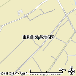 岩手県花巻市東和町外谷地（６区）周辺の地図