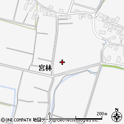 秋田県大仙市内小友宮林30周辺の地図