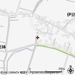 秋田県大仙市内小友宮林91周辺の地図