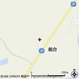 秋田県由利本荘市小栗山館合139周辺の地図