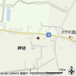 秋田県仙北郡美郷町六郷東根押切周辺の地図