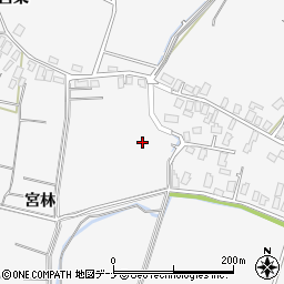 秋田県大仙市内小友宮林77周辺の地図
