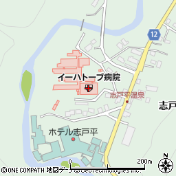 イーハトーブ病院（杏林会）周辺の地図