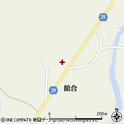 秋田県由利本荘市小栗山谷地周辺の地図