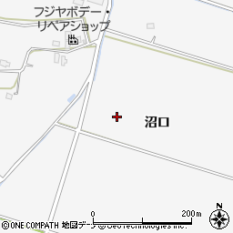 秋田県大仙市内小友沼口周辺の地図