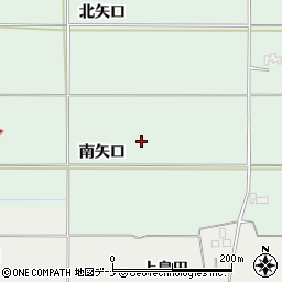 秋田県仙北郡美郷町六郷南矢口周辺の地図