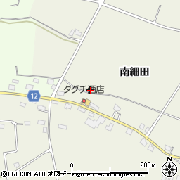 秋田県美郷町（仙北郡）六郷東根（南細田）周辺の地図
