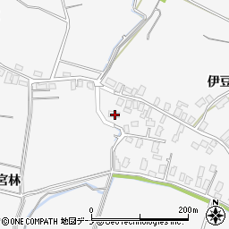 秋田県大仙市内小友宮林88周辺の地図