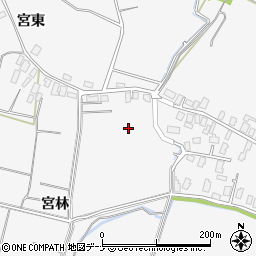 秋田県大仙市内小友宮林79周辺の地図