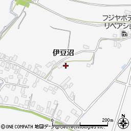 秋田県大仙市内小友（伊豆沼）周辺の地図