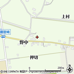 秋田県仙北郡美郷町野中上村48-3周辺の地図