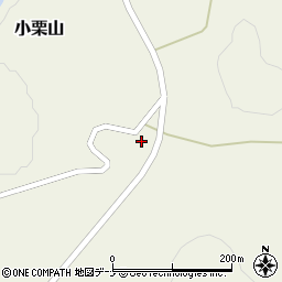 秋田県由利本荘市小栗山小田野周辺の地図