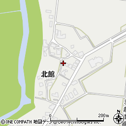 秋田県由利本荘市内越北館34周辺の地図