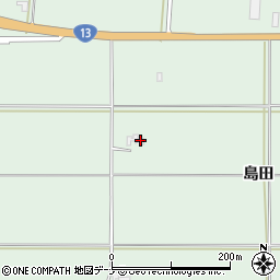 秋田県美郷町（仙北郡）六郷（島田）周辺の地図
