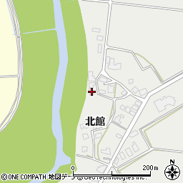 秋田県由利本荘市内越北館69周辺の地図