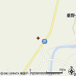秋田県由利本荘市小栗山周辺の地図