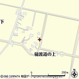 秋田県大仙市下深井樋渡道の上周辺の地図